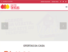 Tablet Screenshot of casadastintas-al.com